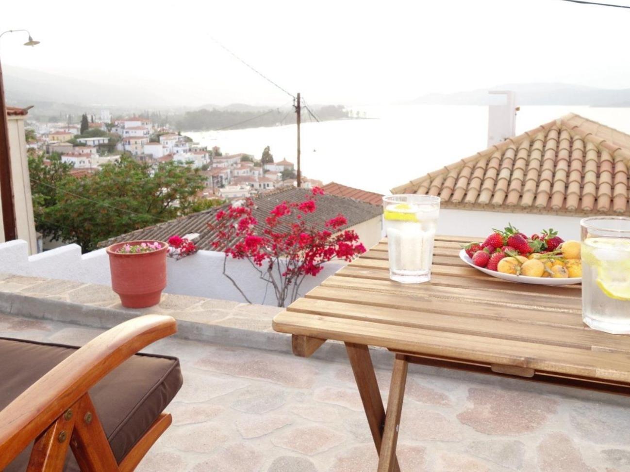Panoramic View Apartment Poros Town Exterior photo