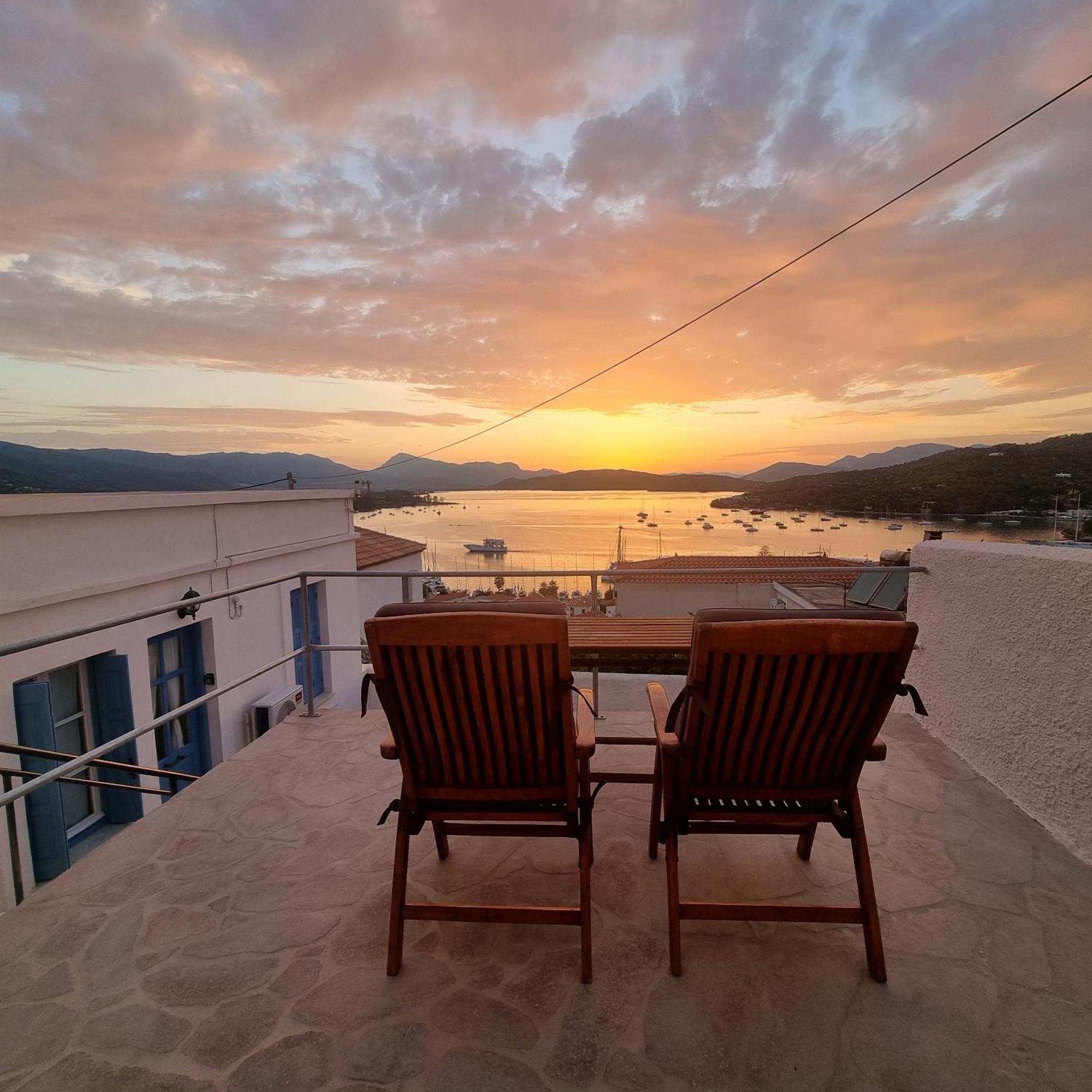 Panoramic View Apartment Poros Town Exterior photo